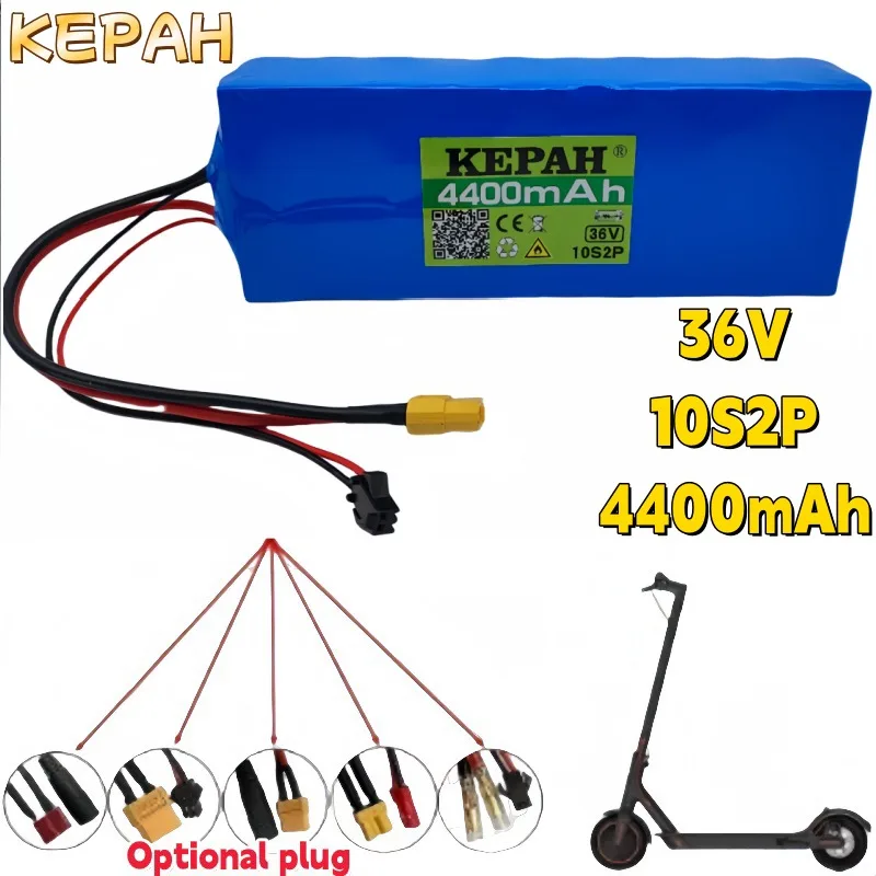 

36 В 4400 мАч 10S2P аккумулятор для электрического скутера 18650 литий-ионный 3000 Вт мощный электрический мотоцикл велосипед дополнительная вилка