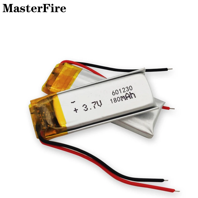 Wholesale 601230 3.7V 180mah Rechargeable Lithium Polymer Battery for Fingerprint Lock Bluetooth Headset Selfie Stick Mouse Cell