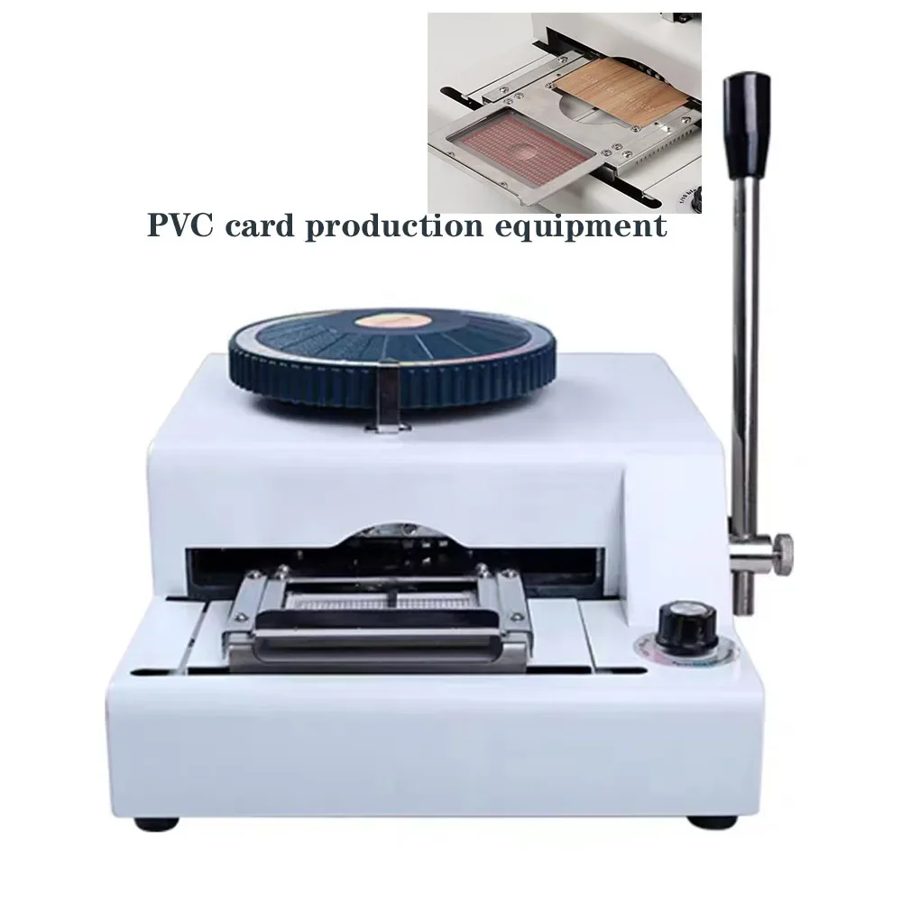 

Manual embossing code printer pressure code machine code machine VIP membership card typewriter PVC embossing machine