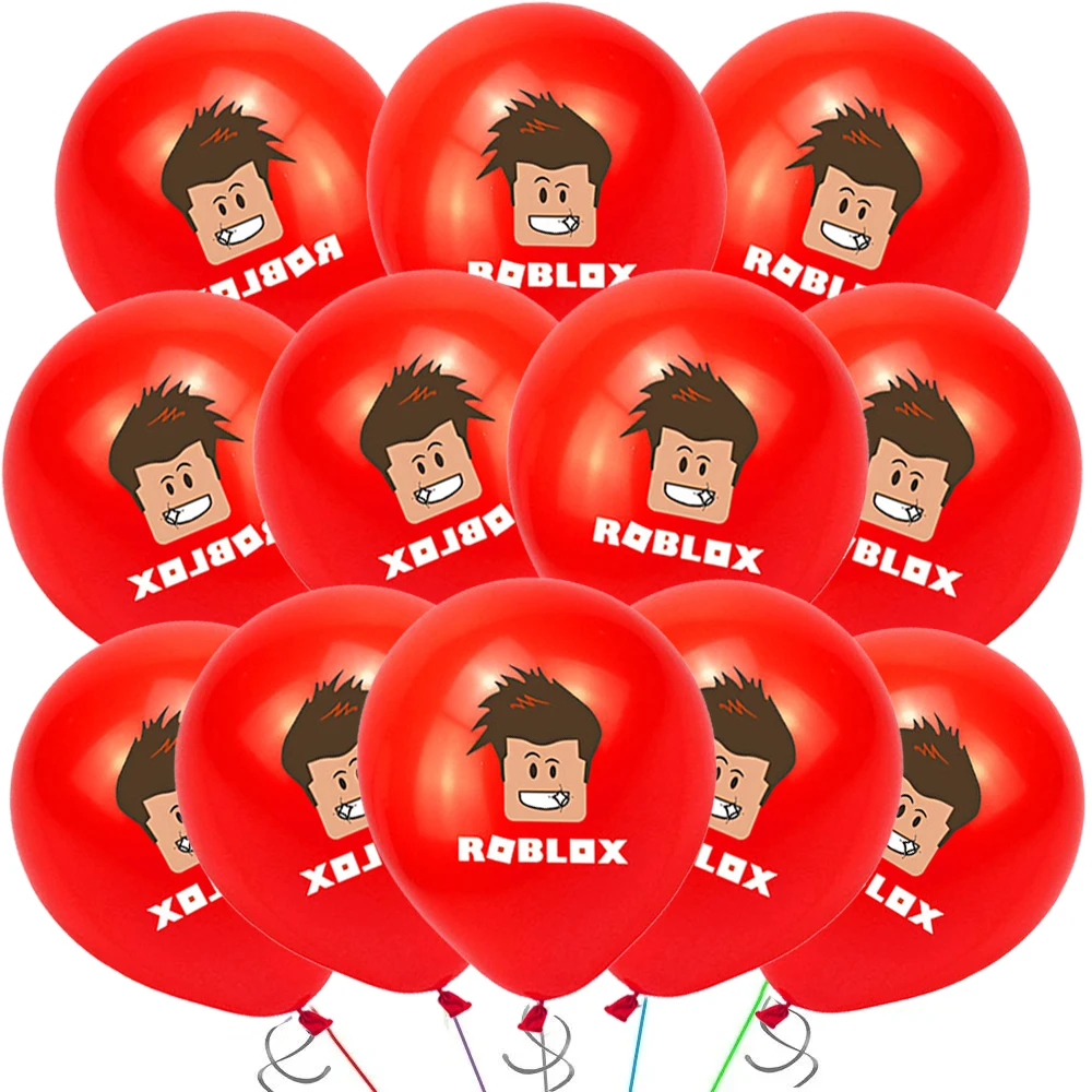 新しい12個入り Roblox パーティーバルーン 12インチ ラテックスバルーンセット ベビーシャワー 男の子 女の子 Roblox 誕生日パーティー飾り付け 子供 おもちゃ ギフト