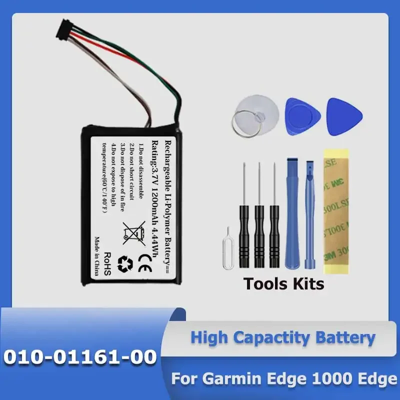 

XDOU 100% 010-01161-00 Battery for Garmin Edge 1000 Edge EXPLORE 1000 Approach G8 GPS Navigator 361-00035-06 + Accompanying tool