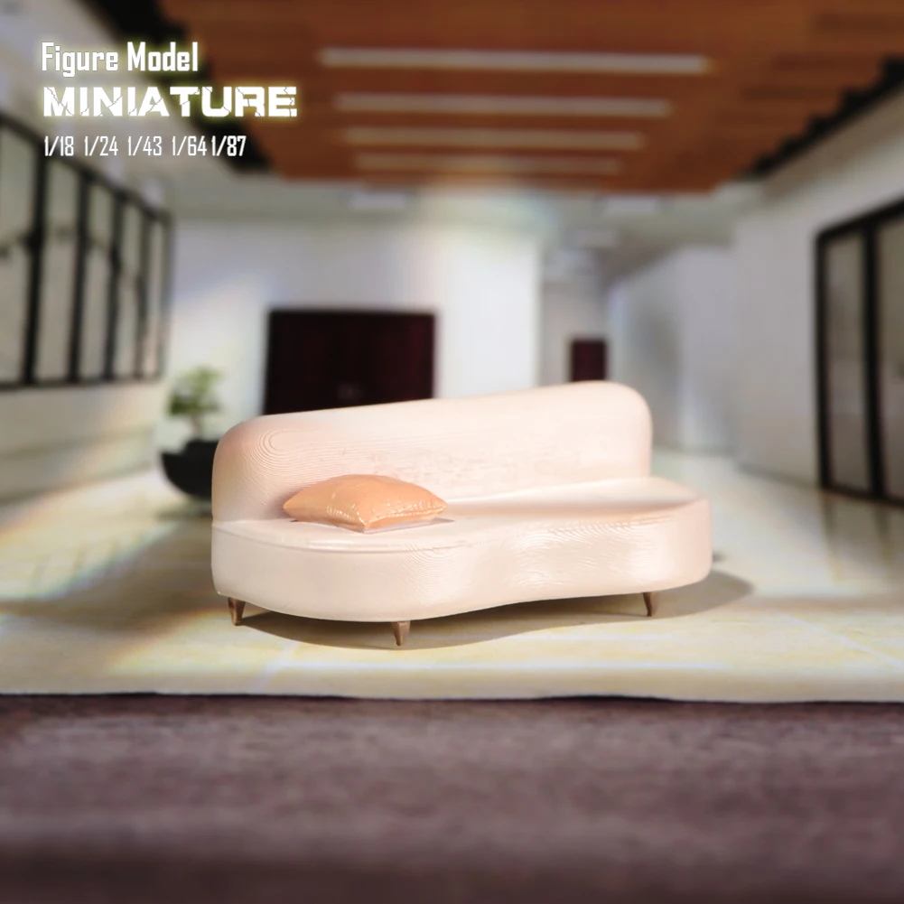 1/87 1/64 1/43 1/24 1/18 Anime Characters A Girl Sitting On The Sofa Scene Figure Model Miniature Dolls Toy For Collection