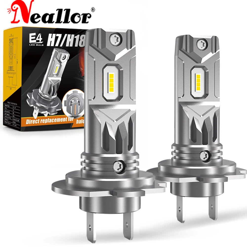 

2x H7 LED Canbus без ошибок, автомобильные лампы PX26D 12V 55W, диодные лампы высокой мощности для Seat Ibiza 6L 6J Leon 5F Mk2 Mk3 Mk1 1P