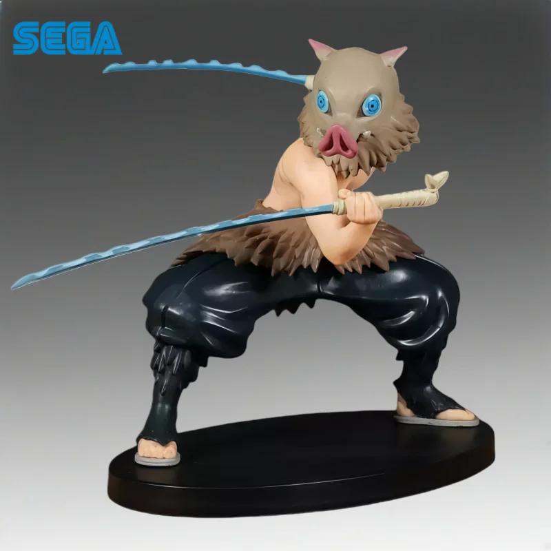 

В наличии Sega оригинальная фигурка Demon Slayer Hashibira Inosuke, модель куклы, новая коробка, игрушки, модель гаража, коллекционная