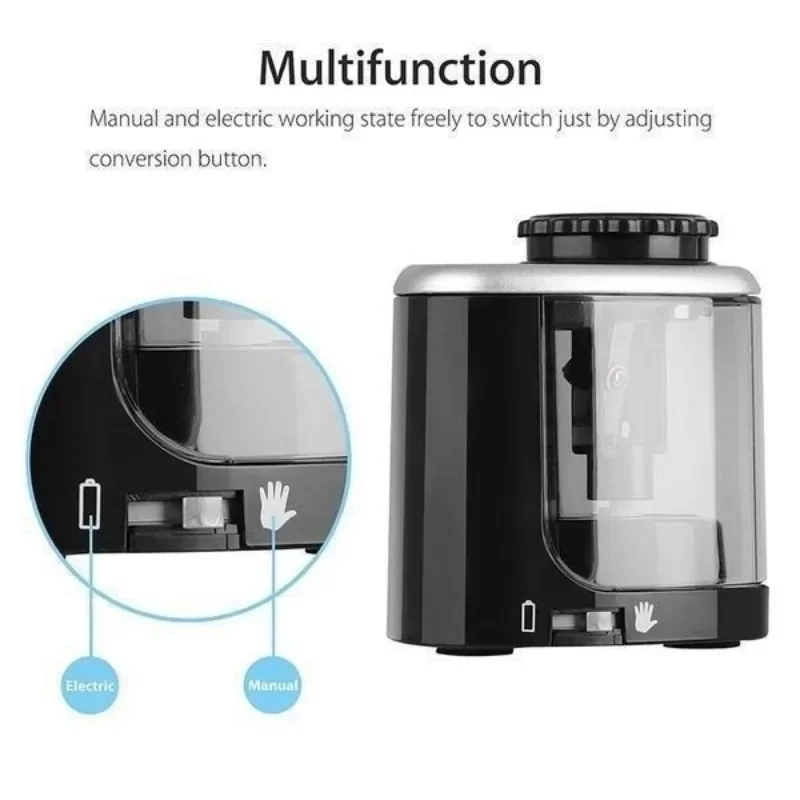Taille-crayon électrique avec interrupteur tactile automatique, papeterie de salle d'irritation, école et bureau