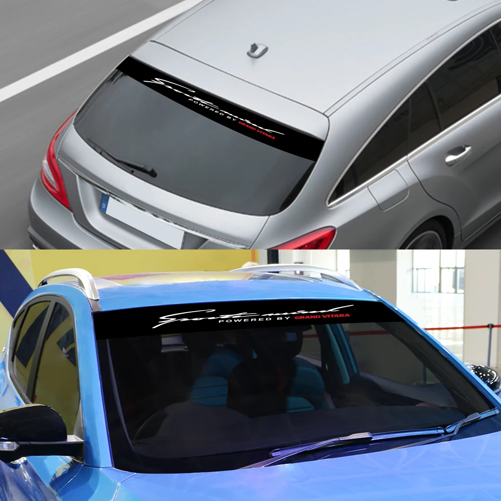For Suzuki Swift SX4 Jimny Ignis Alto Samurai Baleno Grand Vitara Celerio Ciaz Ertiga Car  Windshield Decal Sticker Accessories view 3