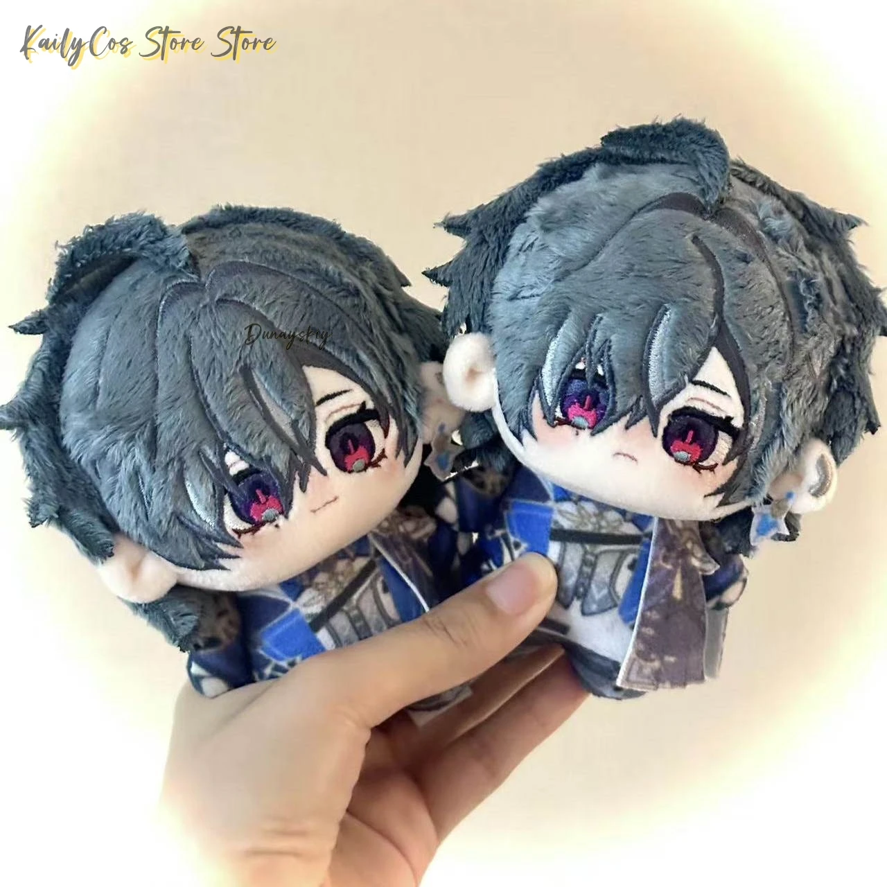 10cm Anime Genshin Impact Lohen Plushie Stuffed Lohen Plush Pandents Keychain Collectible Birthday Halloween Xmas Gifts