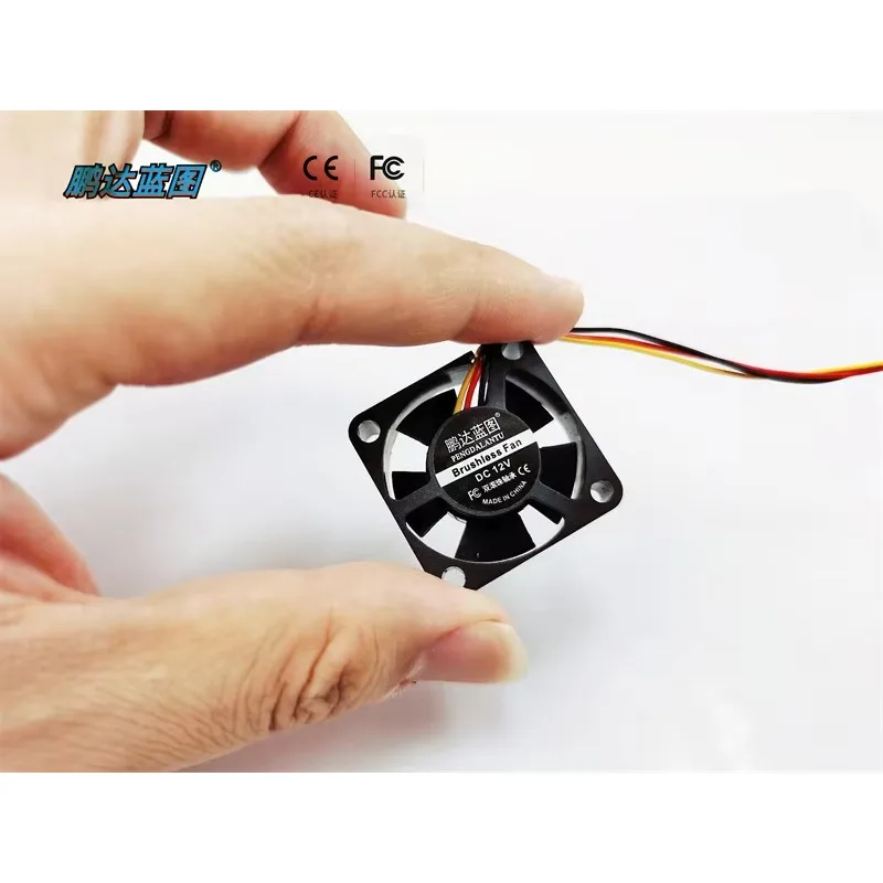 pa  Blueprint 3010 High RPM 12V 0.122A Dual Ball Bearing 3CM Three Wire Speed Measurement Function Mini Fan30*30*10MM