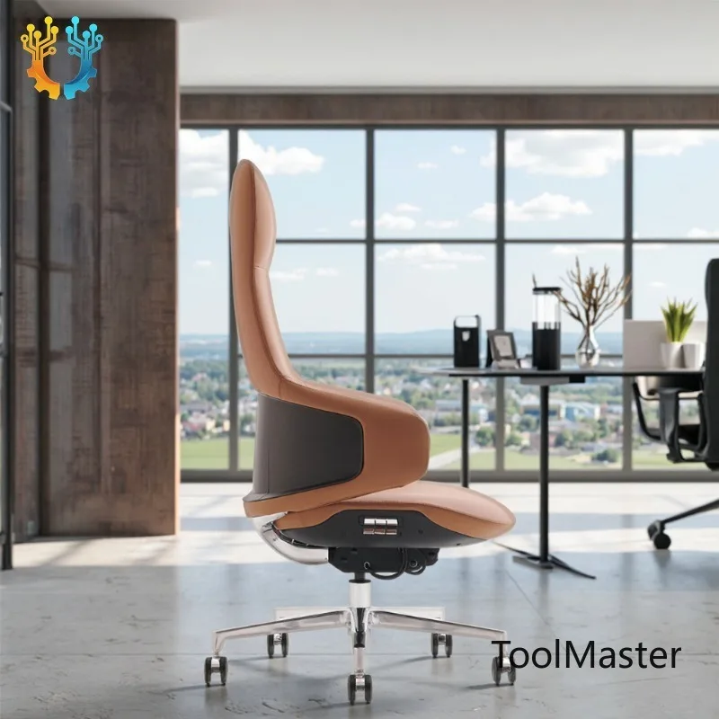 

[2026]Modern Swivel Ergonomic Executive Office Chair With High Back Synthetic Leather Comfortable Design