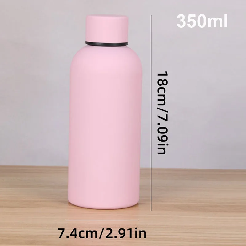 750/500/350ML Kleine Mond Thermos Cup Outdoor Auto Rvs Coke Fles Dubbellaags Vacuüm Cup sport Waterkoker Gym