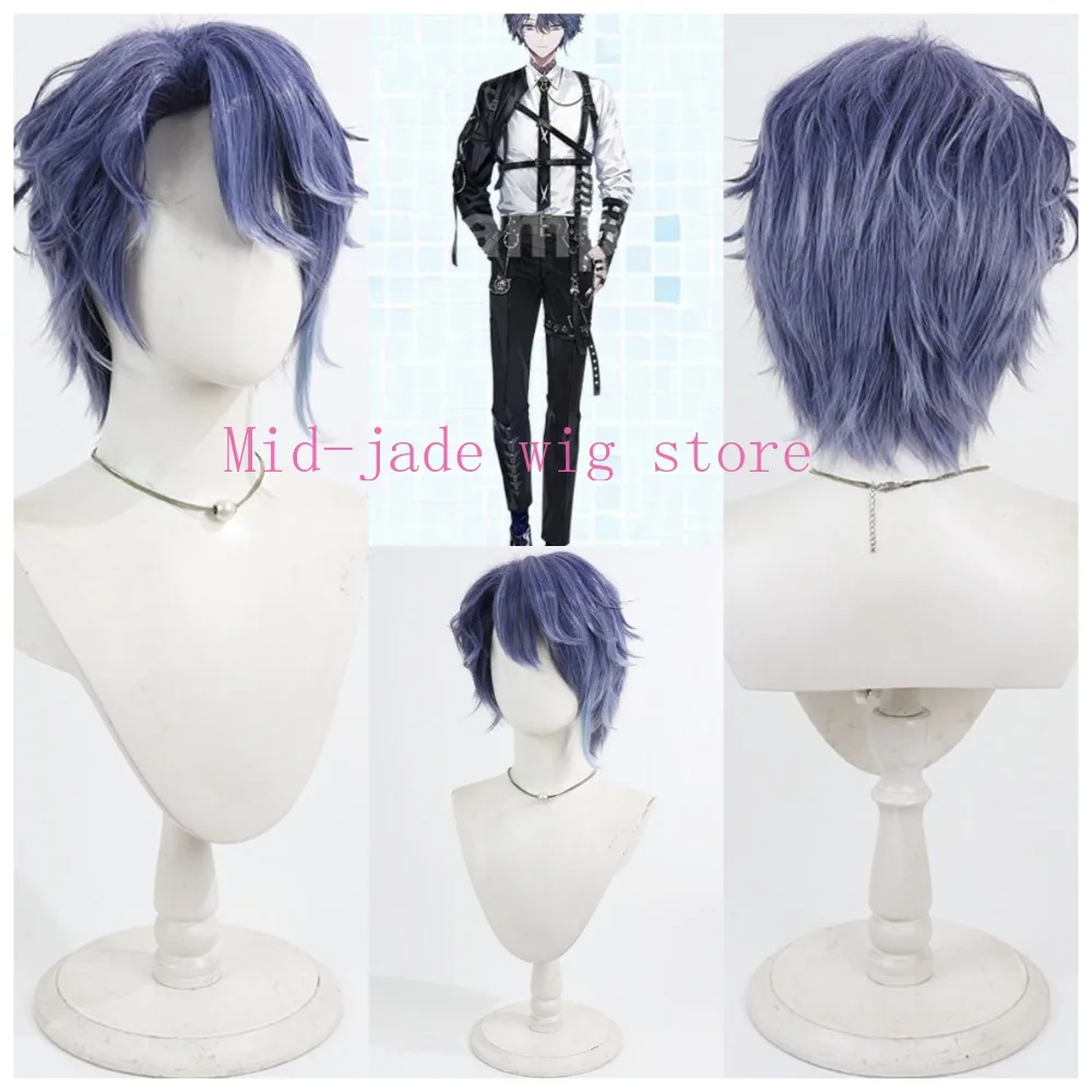 Koyanagi Rou Cosplay Wig Multi Tone Mixed Hair Fashion Character Style Recording Session Anime Festival Performance