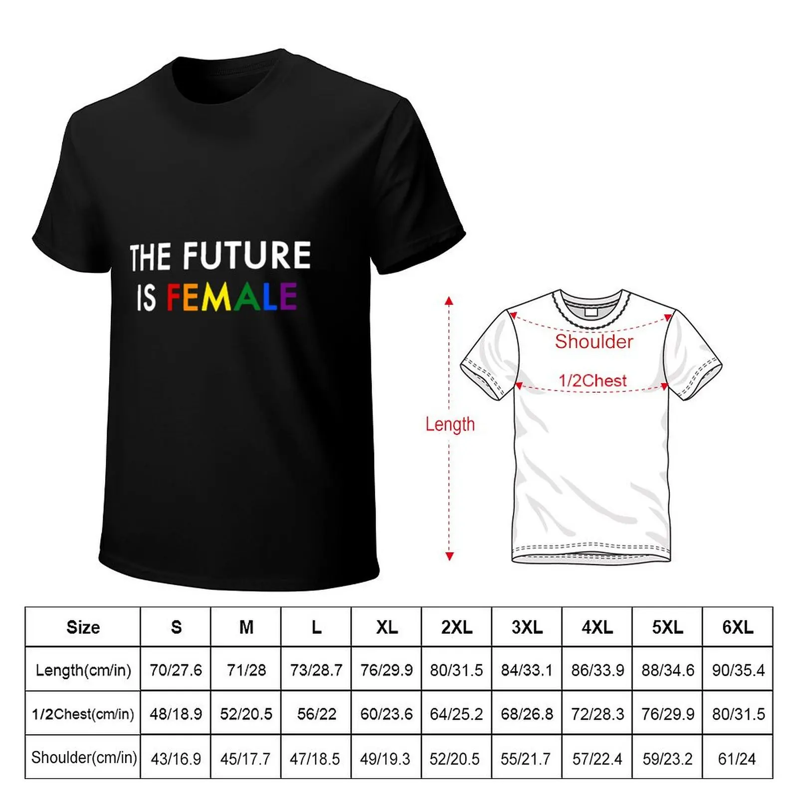 THE FUTURE IS FEMALE - White Font T-Shirt essential t shirt T-Shirt
