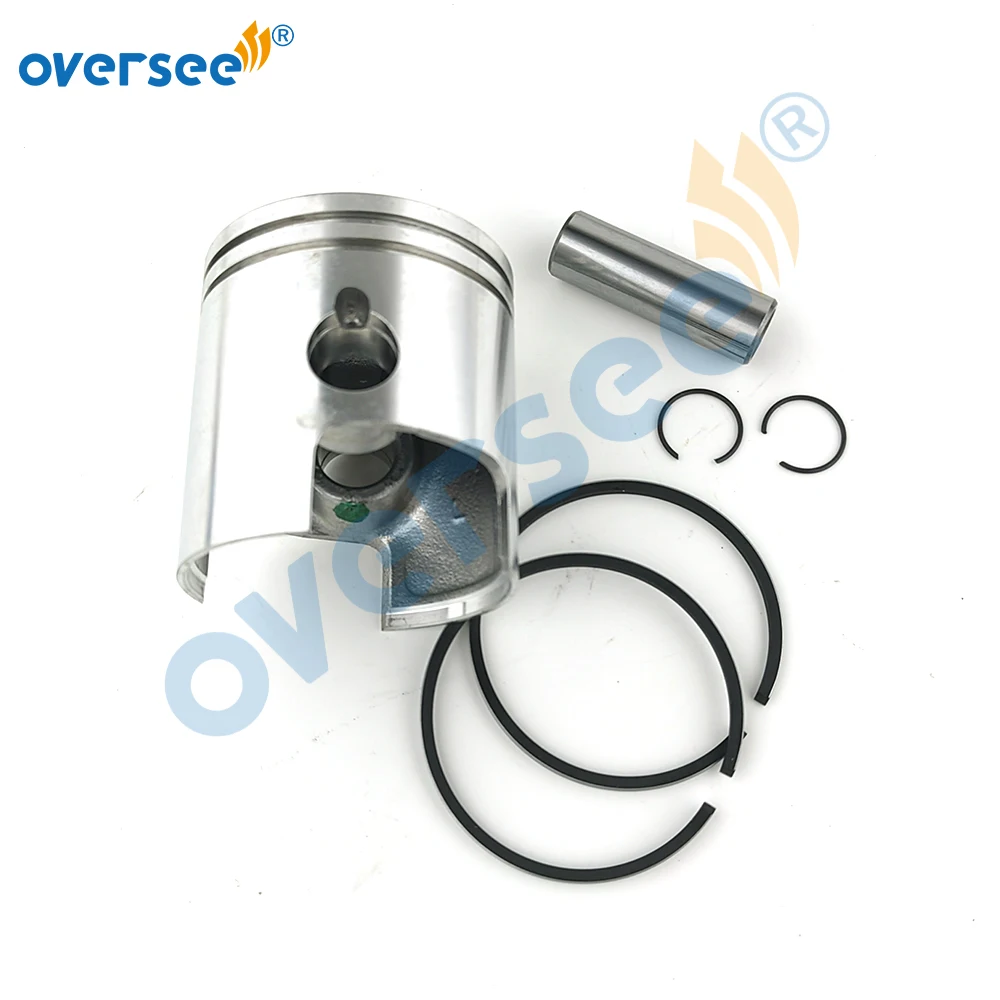 

351-00004-1 Комплект поршней и кольцо 351-00014-1 Большой размер 0,5 мм для подвесного двигателя Tohatsu 9,9 л.с. 15 л.с.