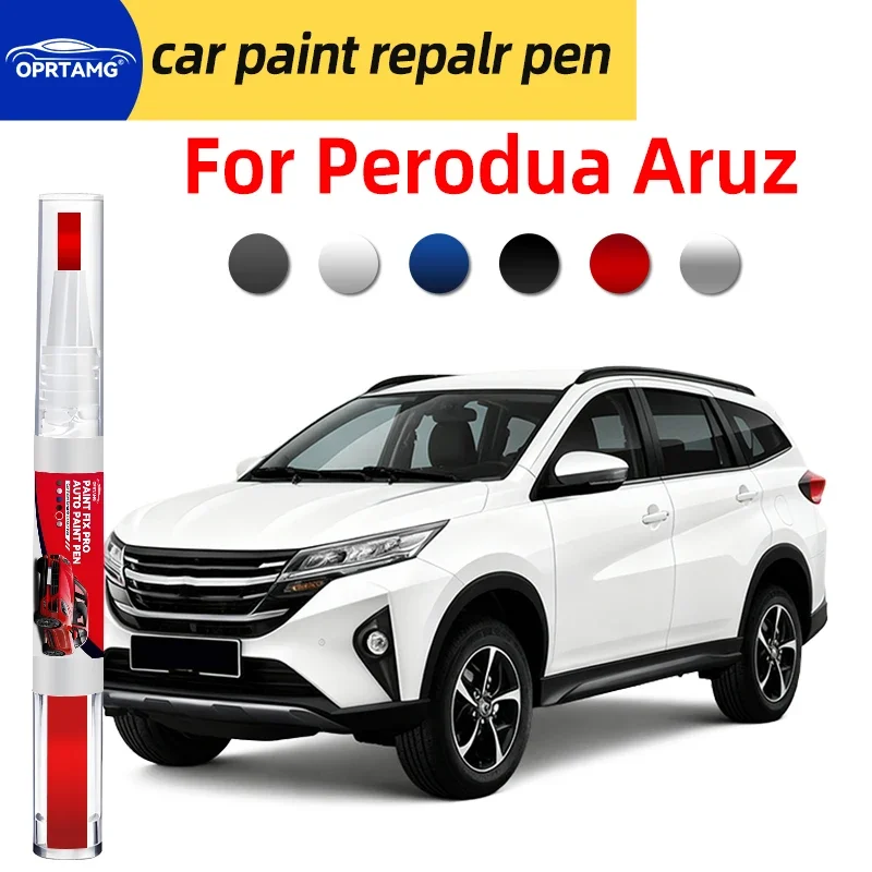 Caneta de reparo de pintura de carro, para perodua aruz, reparo de arranhões, spray preto, ferramentas de pintura de carro, acessórios, gadgets, autom