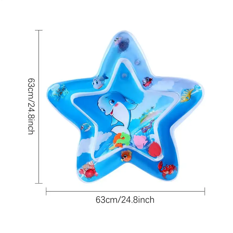 Water Sensory Mat Foldable Cat Water Play Mat Thickened Inflatable Crawling Pad Pet Supply For Hot Weather Sleeping All Age