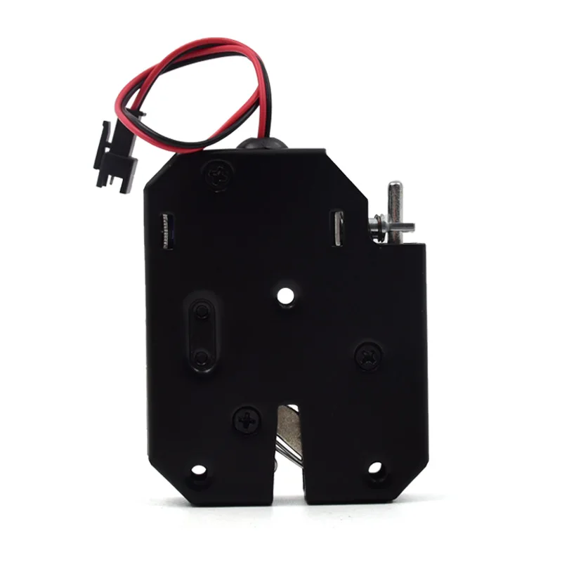 قفل الملف اللولبي الكهربائي غير المرئي لخزانة الطرود آلة بيع الفنادق قفل خزانة كهربائية صغيرة مخفية #4