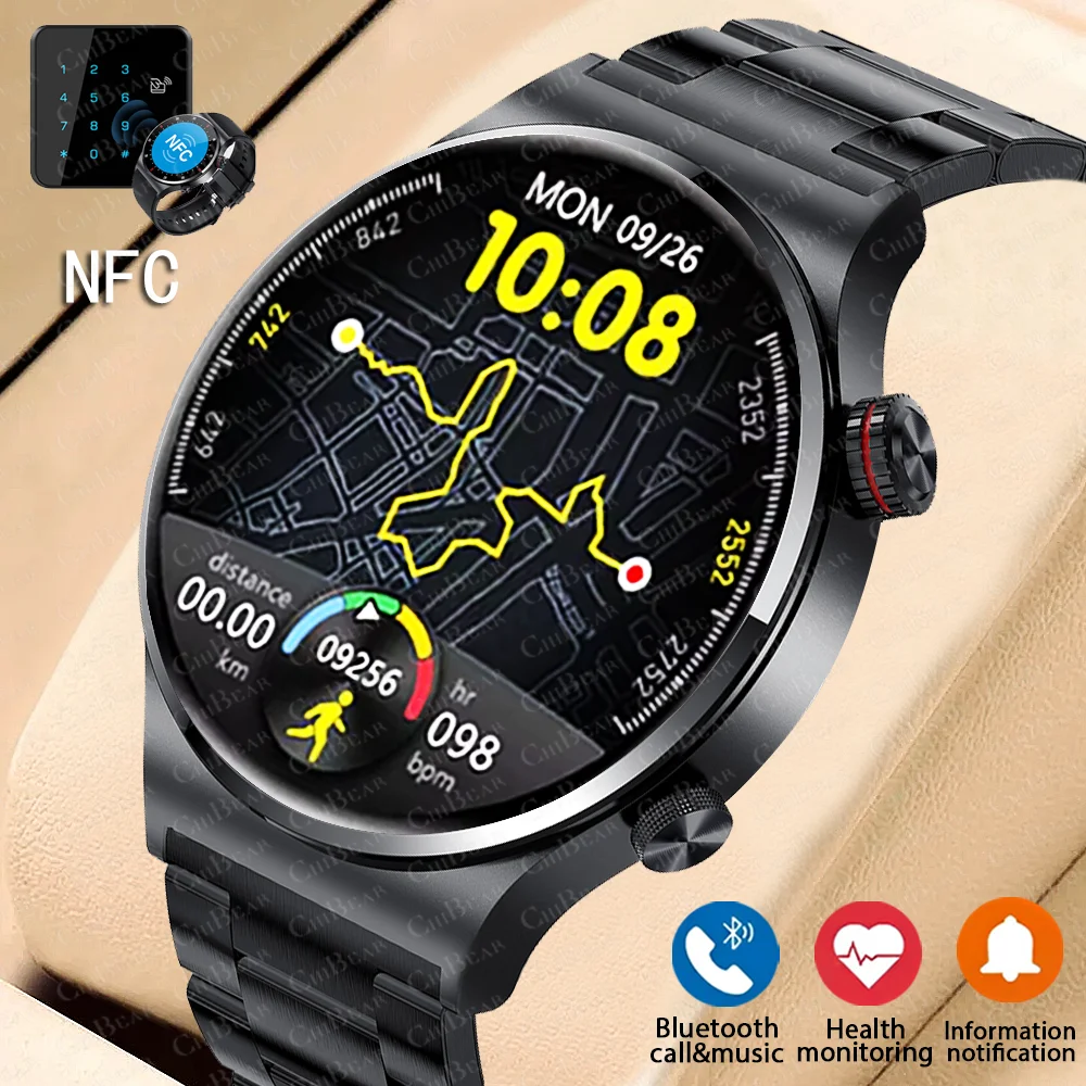 

ECG+PPG Smartwatch Men Full Touch Screen Health Monitoring Sports Fitness Waterproof Bluetooth Call Smart Watch For Android IOS