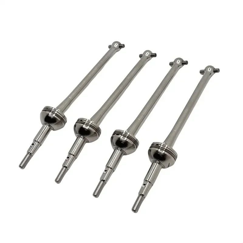 

FOR MJX 10208 V1 4pcs Metal Drive Shaft CVD Driveshaft 1/10 RC Car Upgrade Parts Accessories