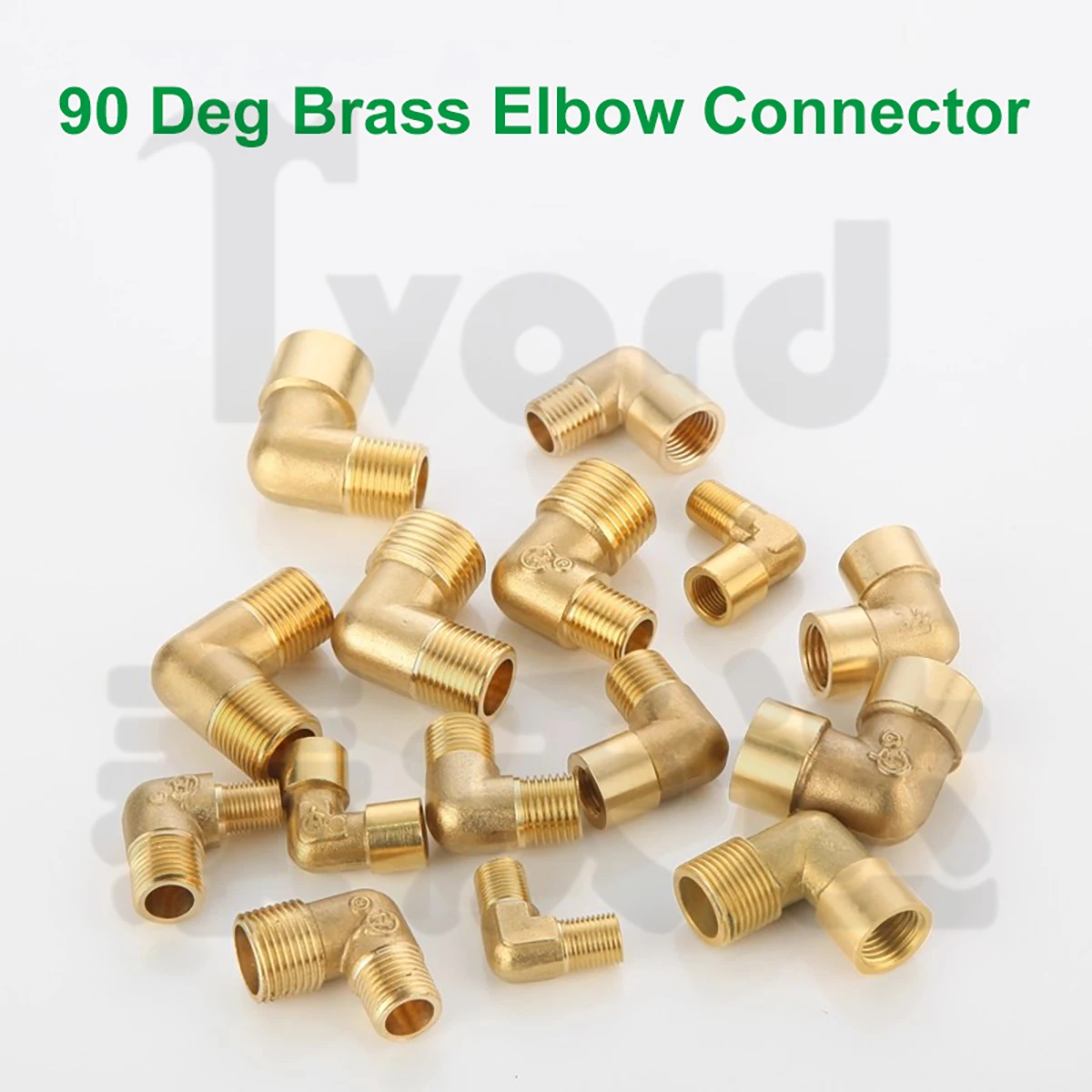 

1/8" 1/4" 3/8" 1/2" 3/4" 1" Female x Male Thread 90 Deg Brass Elbow Pipe Fitting Connector Coupler For Water Fuel Copper adapter