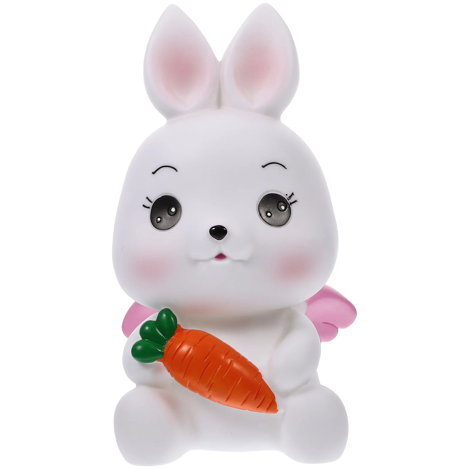 Hübsches Kaninchen-Münzbank für Kinder, Geldspartopf mit stabilem Design, Schlafzimmer, Wohnzimmer, Dekoration, Geschenk, großes Sparschwein