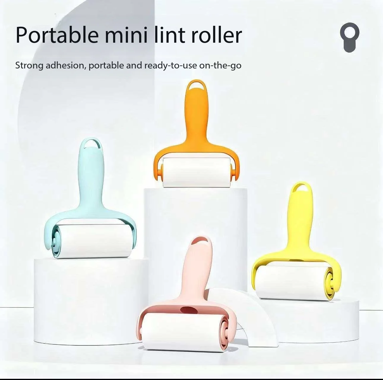 4pcs Mini Clothes Dehairer Set Compact Portable Travel-Friendly Strong Adhesive for Removing Hair And Dust