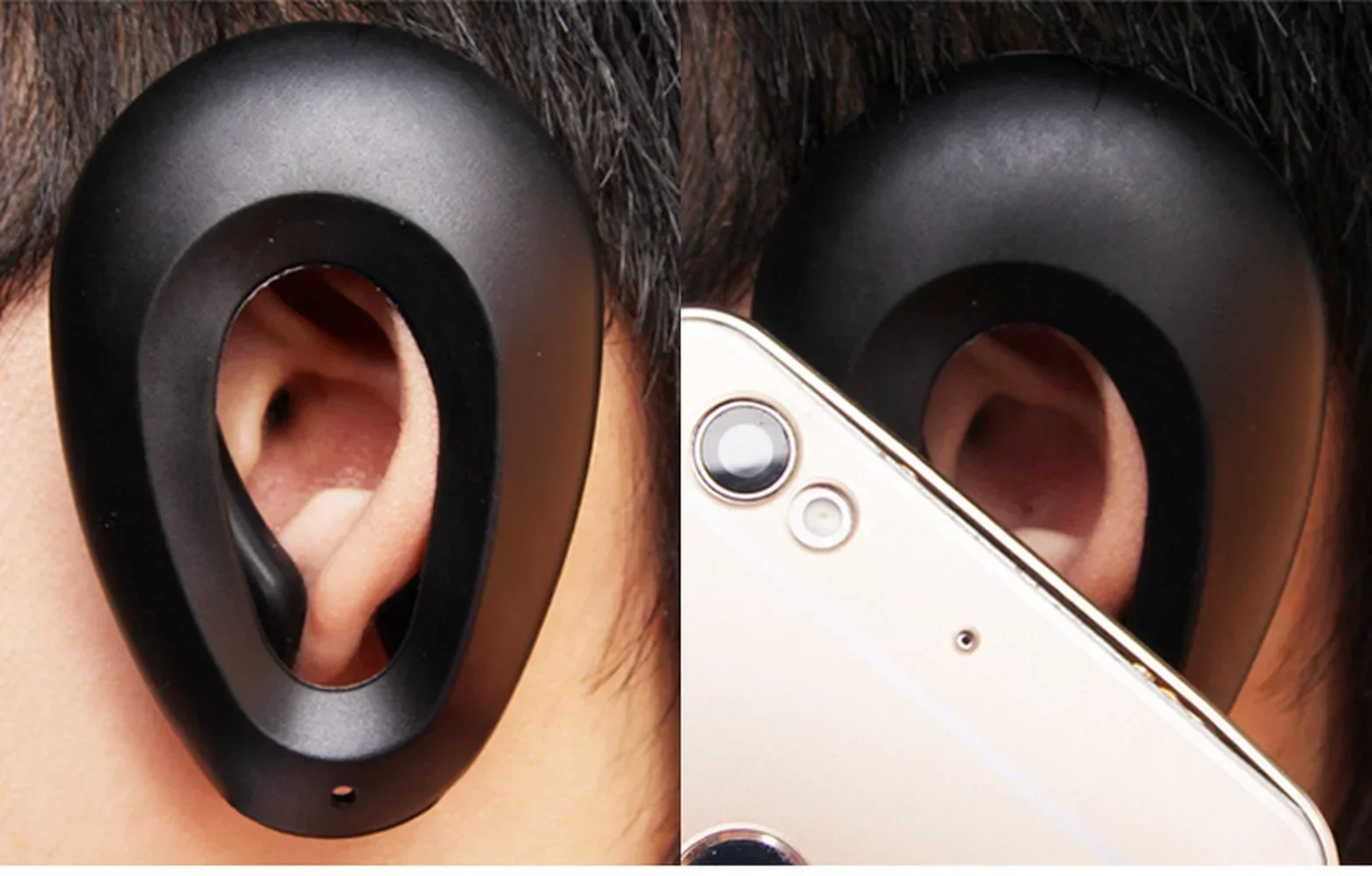 2 قطعة صالون مهنة صبغة شعر تصفيف الشعر الأذن يغطي غطاء للأذنين الأسود يمنع من وصمة عار الأذن حماة أدوات تصفيف لون الشعر #4