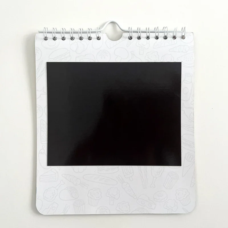 Customized-Border Cooking Schedule Fridge Magnet Pressure Cooker Fryer Magnetic Sticker Hanging Calendar Soft Magnetic