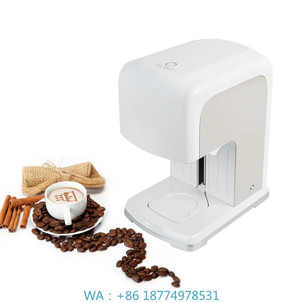 1. Automatic Food Cake Coffee Printer, Edible Ink Inkjet  CE Certificate Digital For Cafe Shop Use Coffee Brewing Tool