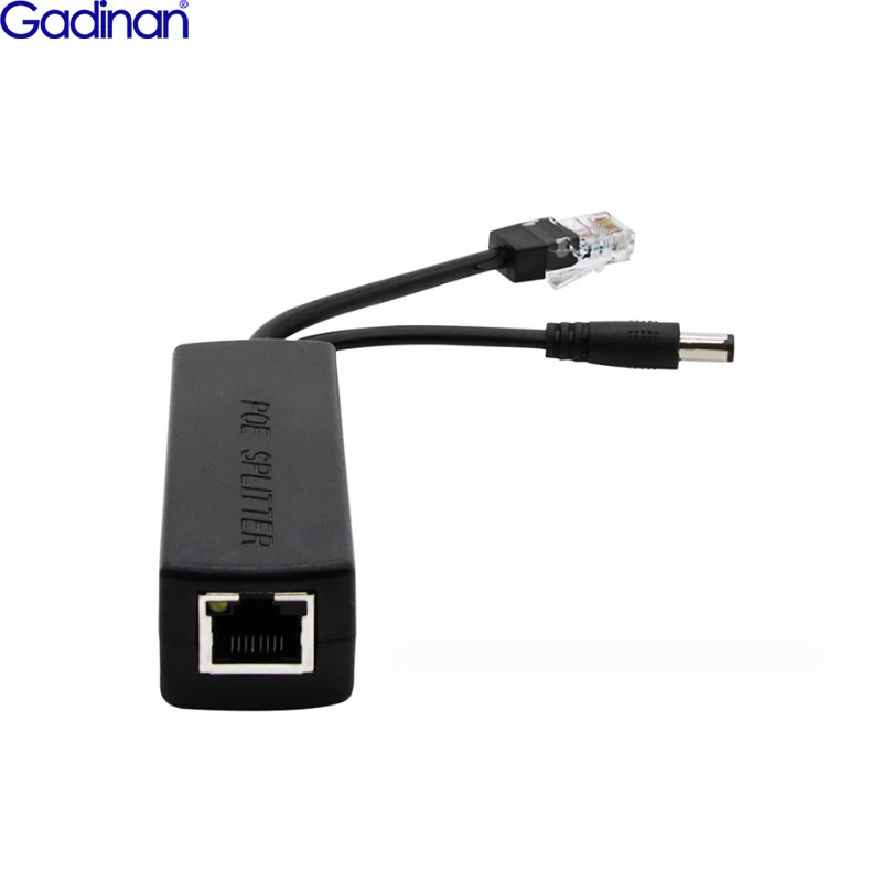 

Gadinan POE Splitter 48V To 12V Connectors Extender Injector IEEE802.3af/at 100M RJ45 Power Over Ethernet Adapter for IP Camera