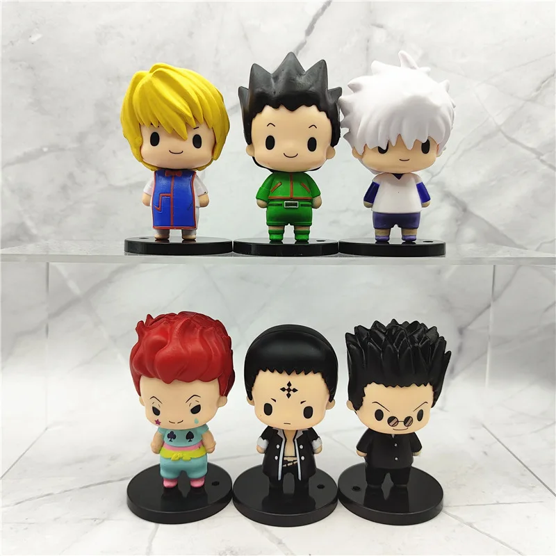 HUNTER x HUNTER Action Figure Killua Zoldyck GON FREECSS Doll Hisoka Chrollo Kurapika giocattoli per auto regalo