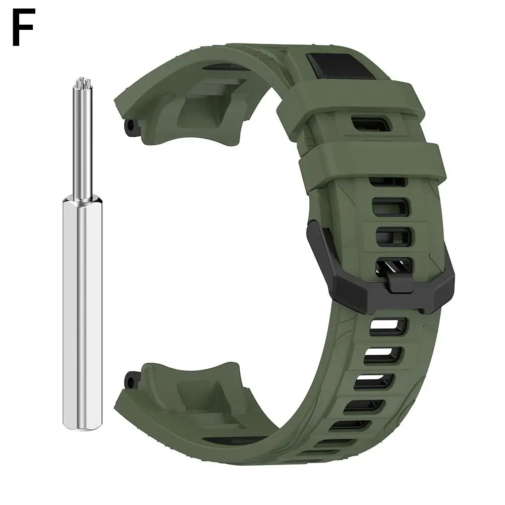 สําหรับ Amazfit T-rex3 2 สีซิลิโคนสําหรับ Huami Rex3 สายรัดข้อมือซิลิโคนสายนาฬิกา Pearlescent กระเป๋าอุปกรณ์เสริม a1p8