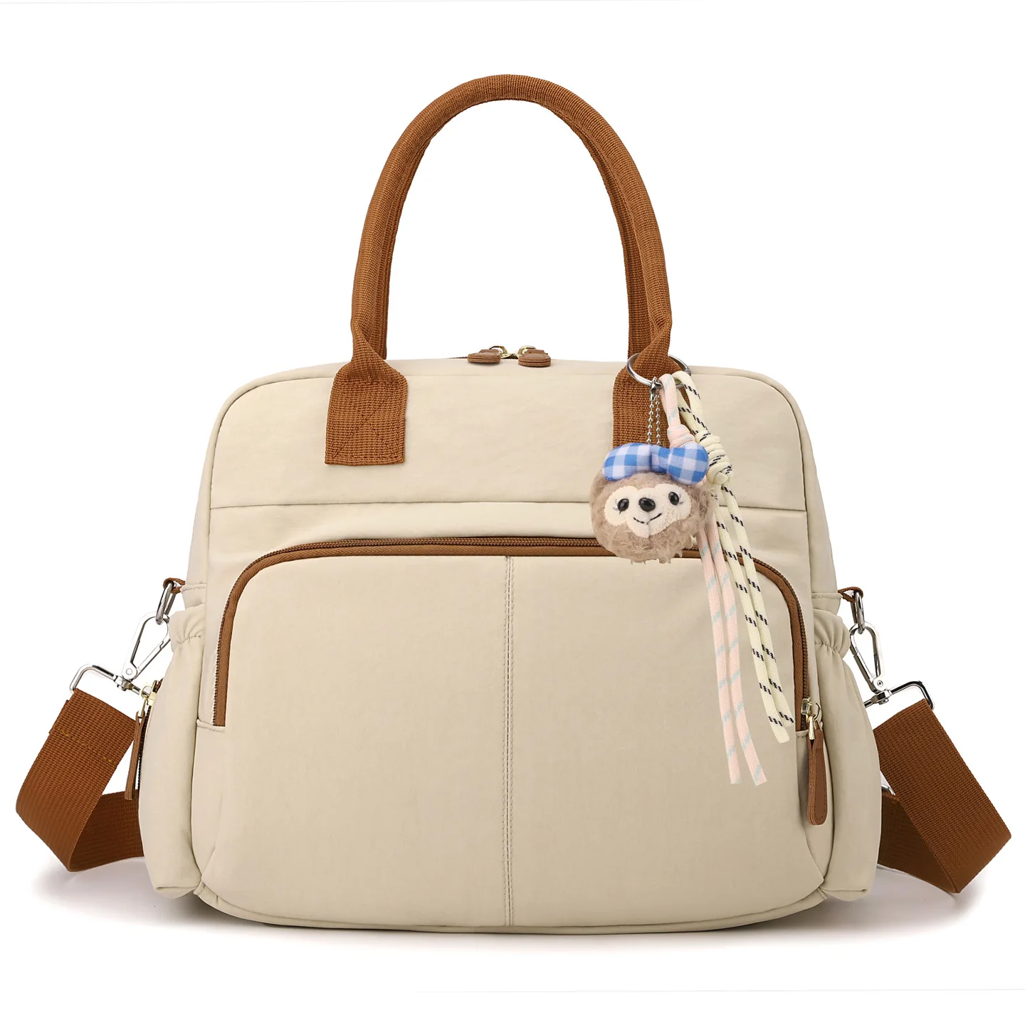 Casual Travel Nylon Crossbody Bag Lightweight Waterproof Large Capacity Shopping Handbag Women's Single Shoulder Bag Diaper Bags