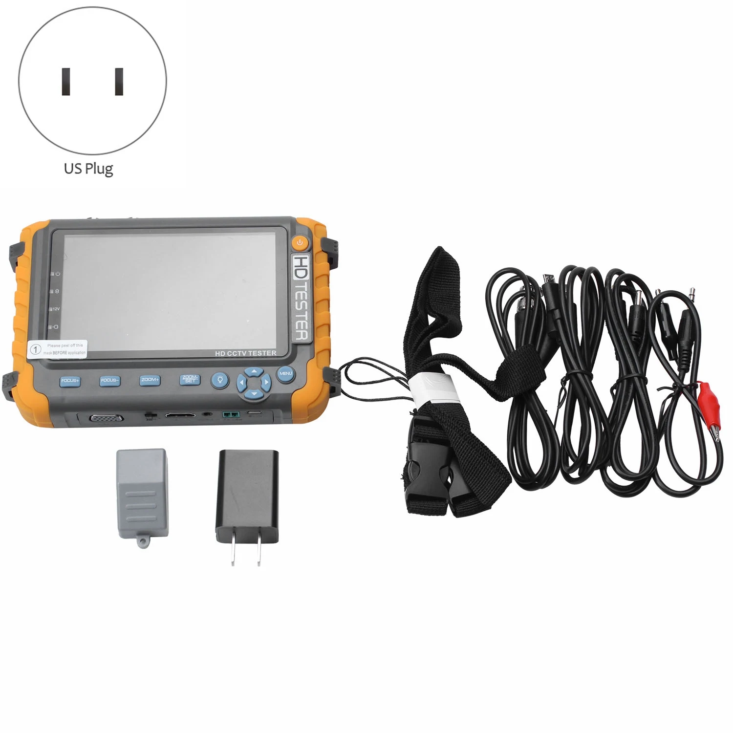 

ABUO-5 Inch Tft Lcd Hd 5Mp Tvi Ahd Cvi Cvbs Analog Security Camera Tester Monitor In One Cctv Tester Vga Input Iv8w