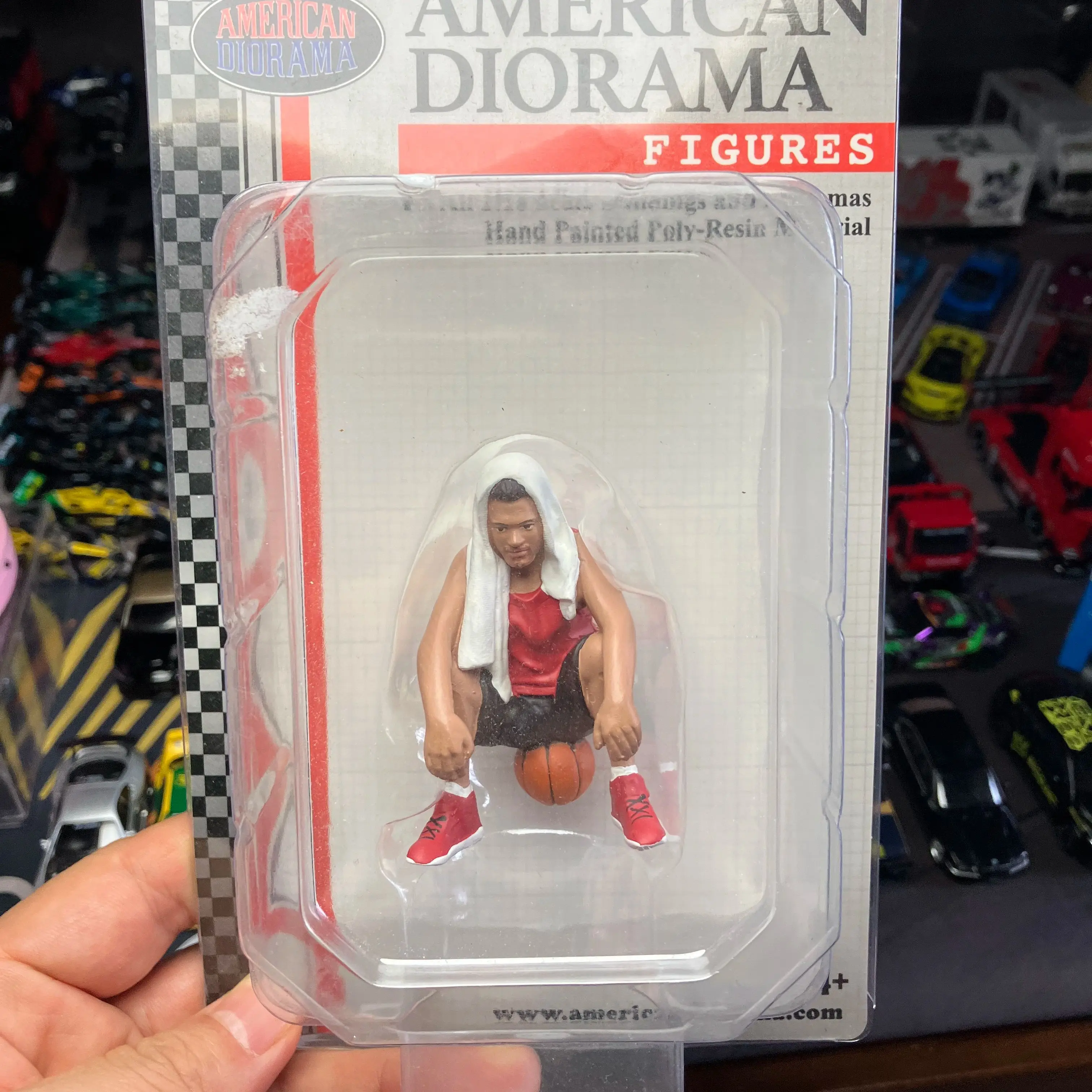 american diorama 1/18 figure Basketball figure Diecast Model Car Alloy