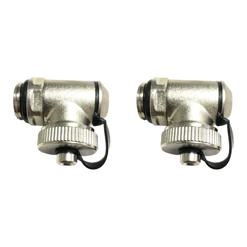 1/2 Inch Nickel Plated Copper Angle Drain Valve for Radiator Heating Systems with Threaded Mounting and Long Term Durability