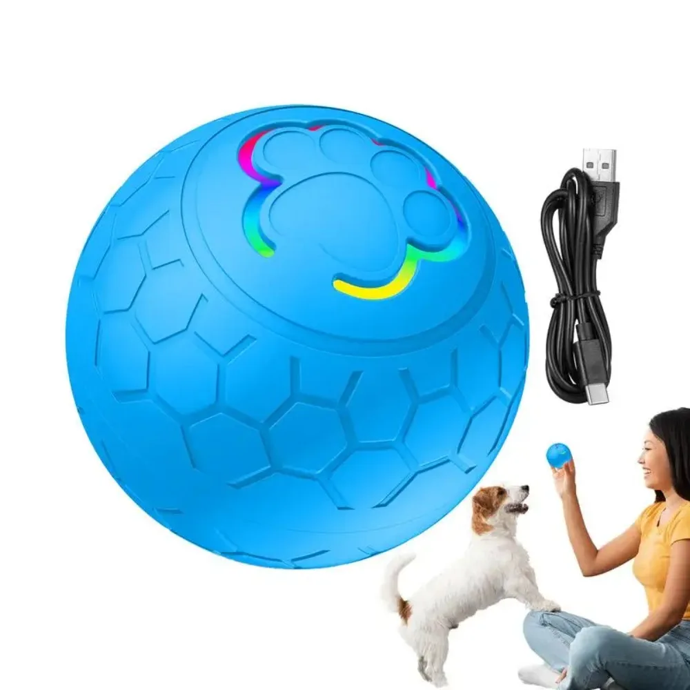 

Electronic Interactive Pet Toy, Smart Dog Toy, USB, Automatic Moving Bouncing for Puppy, Birthday Gift, Cat Product