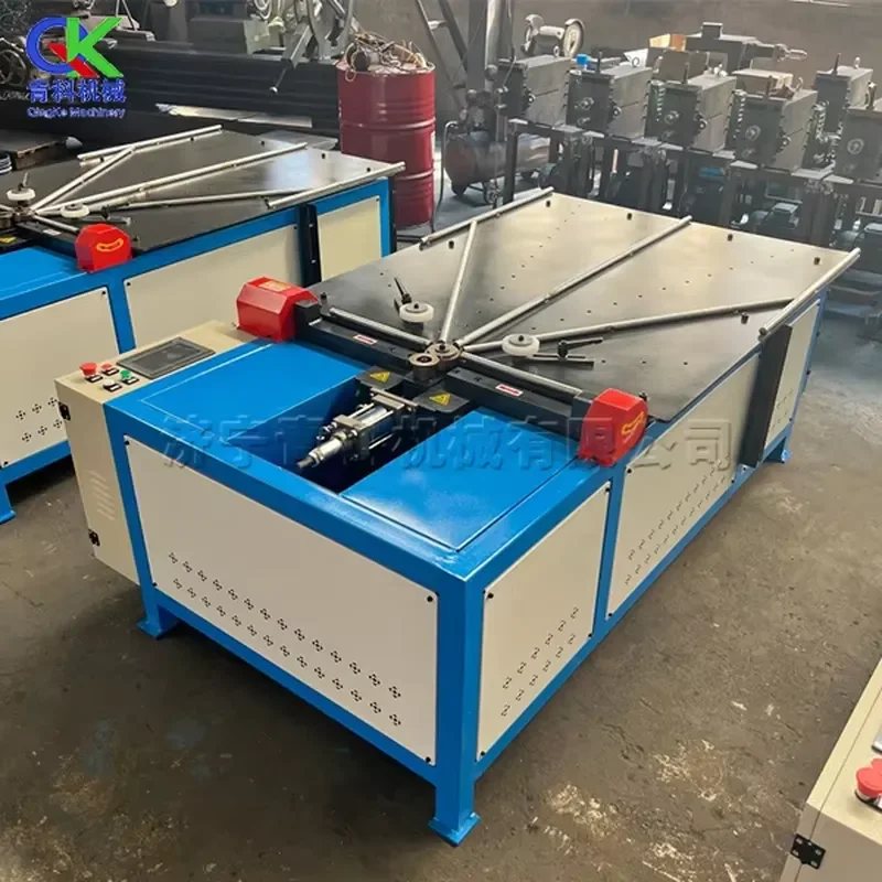CE Certification Efficient 2000mm Diameter Metal Duct Flange Forming Equipment Stable Operation Stainless Steel Drum Flanging