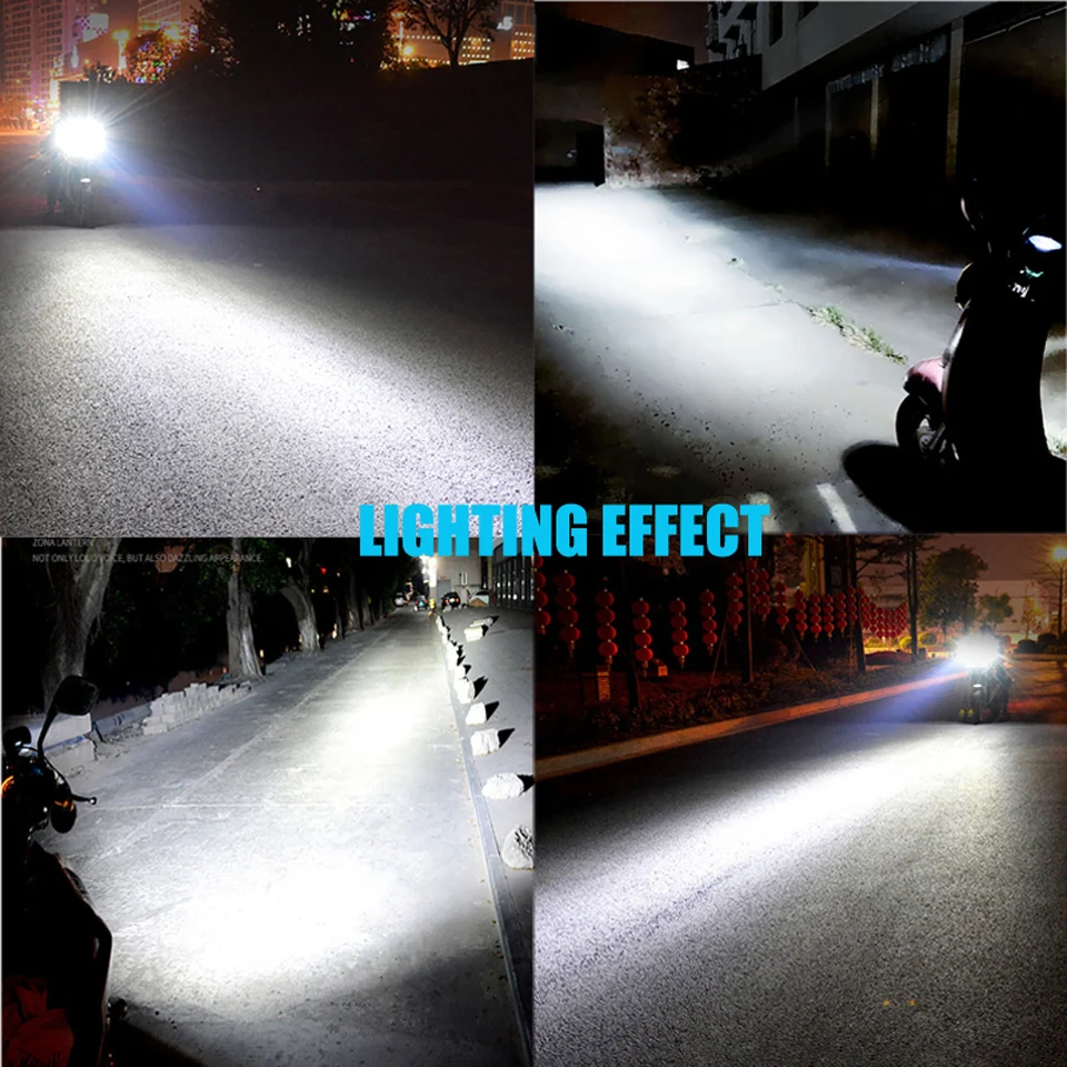 LED H4 White Headlamp Bulbs 70W/Pair For Suzuki DL 650 V-Strom (B11111) 2004 2005 2006 2007 2008 2009 2010 2011 2012 2013-2020 - Image 6