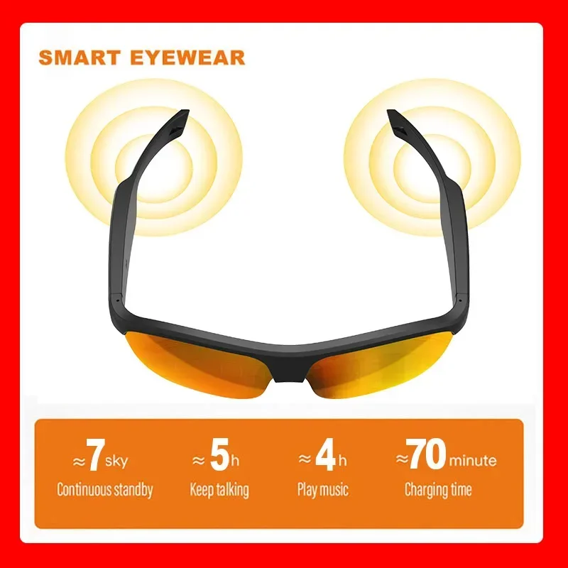 G02 Smart Glasses Bluetooth Call Music Playback Anti-uv Wind And Dust Ip65 Multi-functional Professional Cycling Outdoor Sports