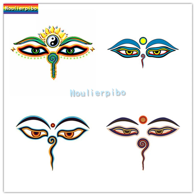 

Buddha Eye Mystery Religion Laptop Car Sticker Waterproof Vinyl Decal Window Car Packaging Trolley Case Mobile Motorcycle Decal