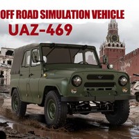 WPL C94 1:12 Remote Control Car Simulation UAZ-469 Climbing Off road Vehicle New Year Boy Gift Toy