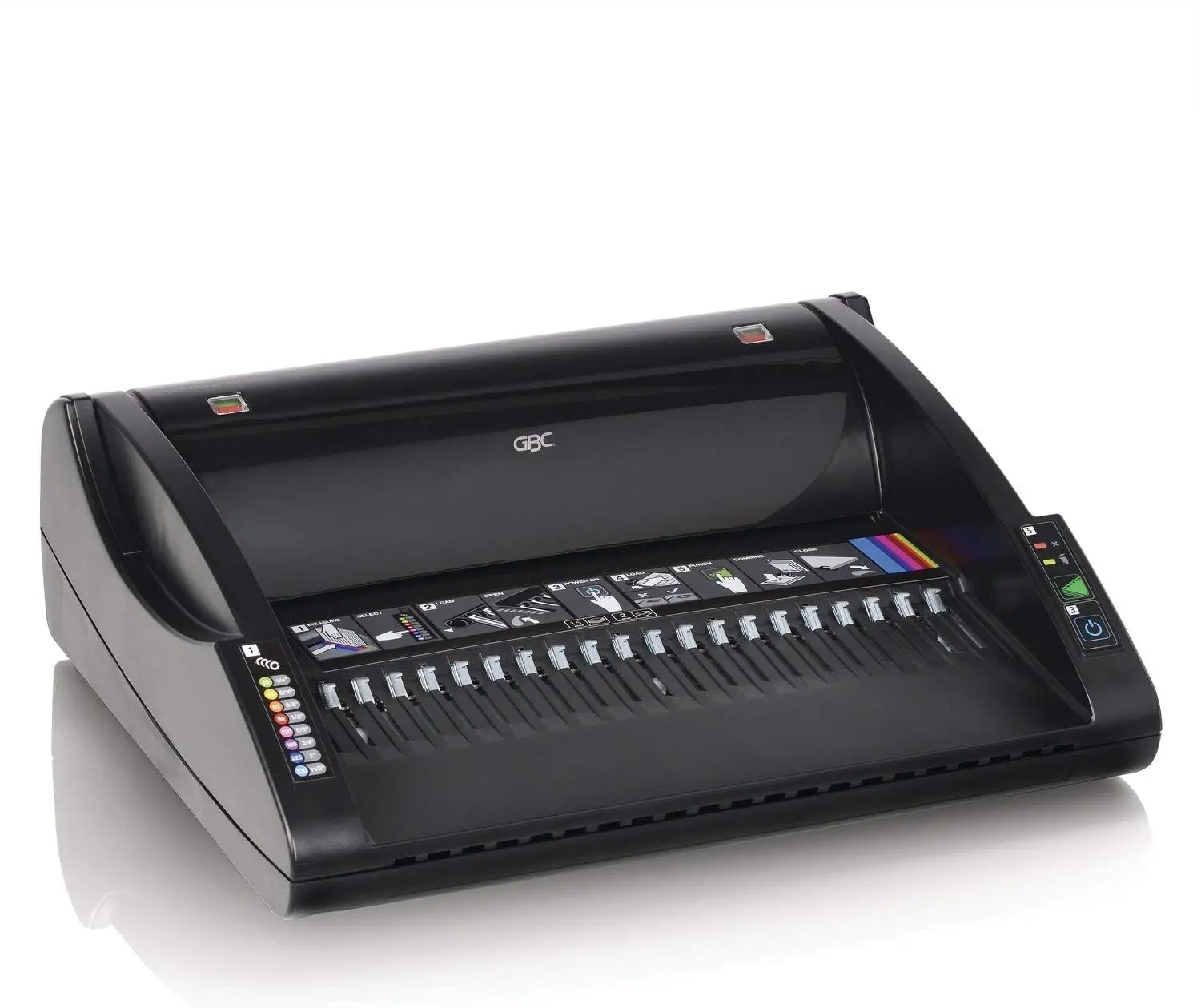 Electric Binder CombBind C110E Punches 15 Sheets Binds 330 Sheets Gray