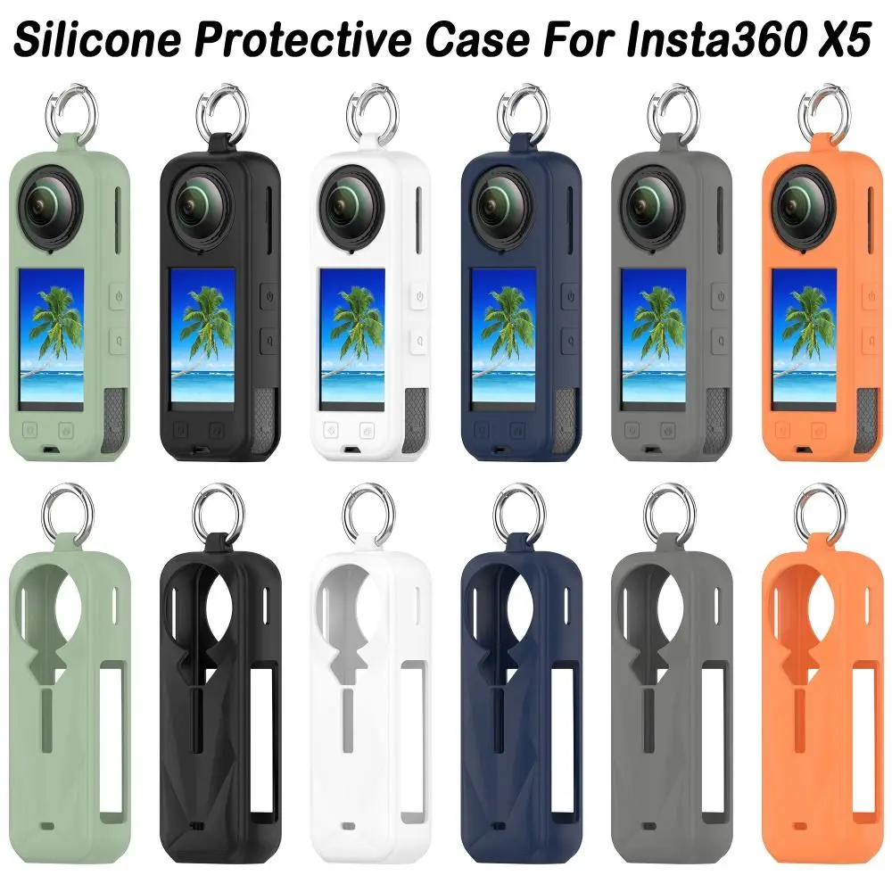 

New Silicone Protective Case With Anti Lost Buckle Replacement Sleeve Cover Anti-scratch Protector Shell