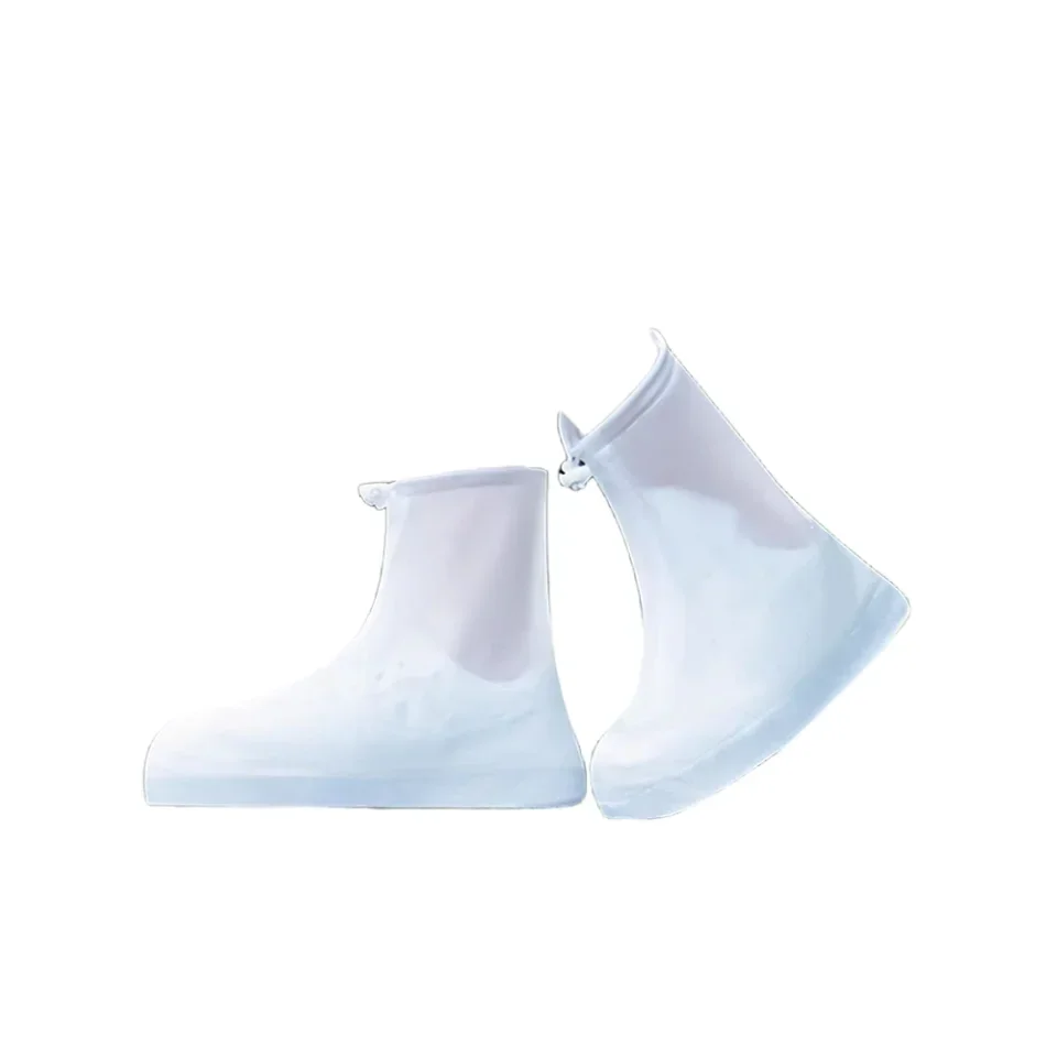 Copriscarpe impermeabili e riutilizzabili per adulti e bambini, stivali da pioggia in silicone PVC, scarpe da pioggia antiscivolo per interni ed esterni