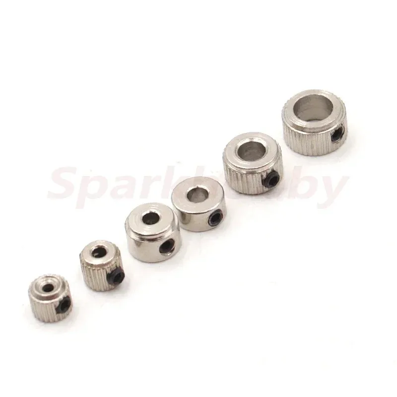 Upgraded 20PCS 1.6mm2.1mm2.6mm 3.1mm 4.1mm 5.1mm 6.1mm Metal Wheel Collar Lock Landing Gear Stopper RC Fixed-wing Airplane Parts