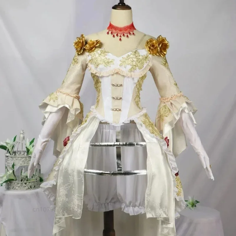 

FC6Fifth Personality Cosplay Costume, Red Banquet Dress, Cosplay Costume, Women's Clothing Set with Wig, Game Anime Charact@FC8！