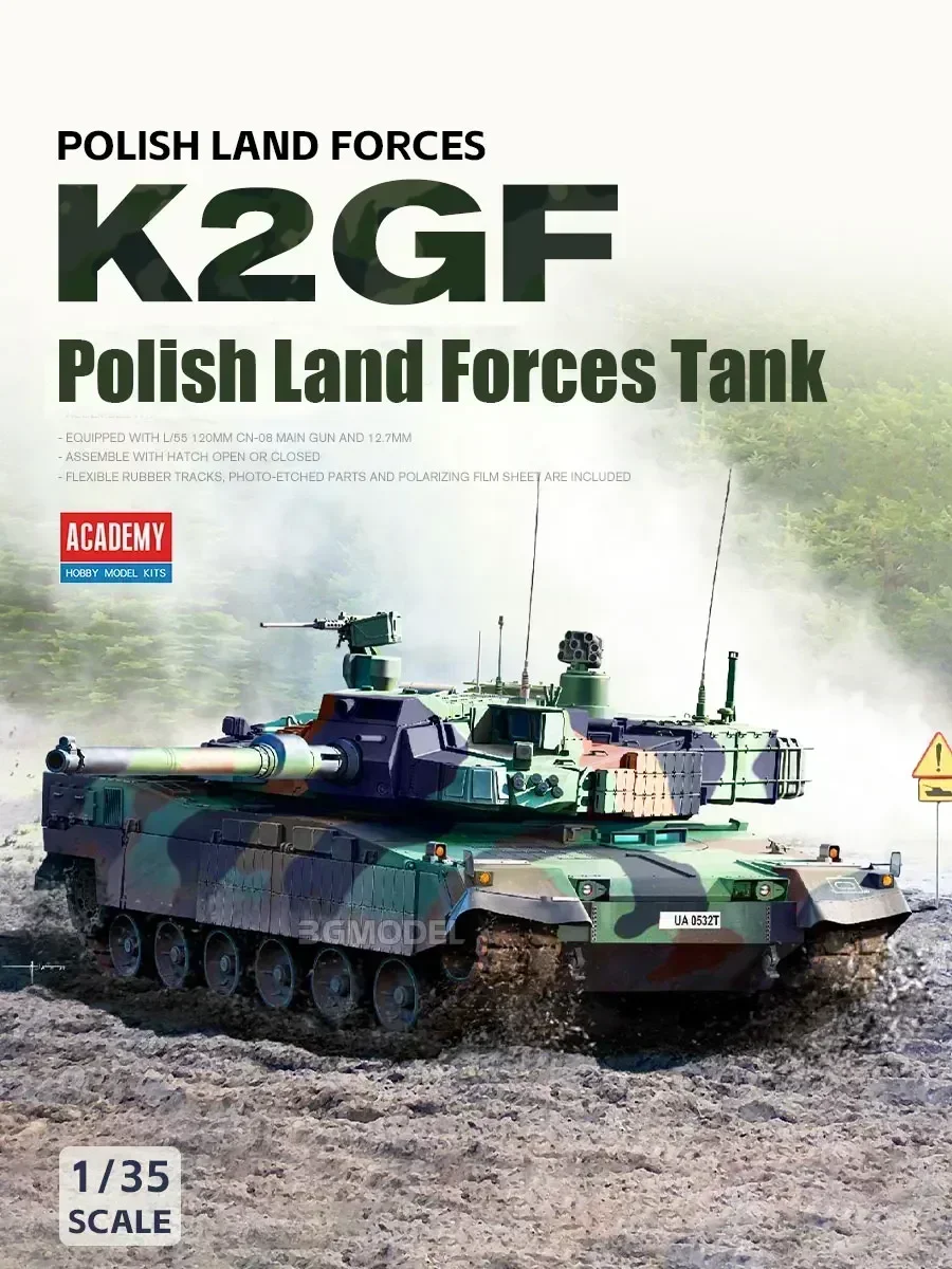 

Модель Академии 1/35, 13560, основной боевой танк K2GF, масштаб, игрушки «сделай сам», комплект модели