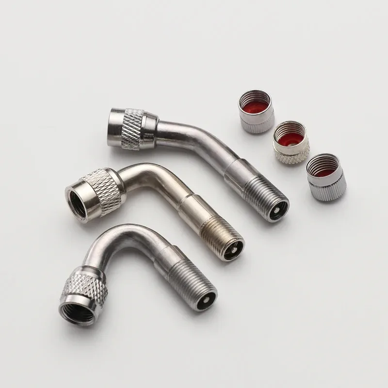 

1/5Pc 45/90/135 Truck, Motorcycle, Bicycle Accessory Adapter, Automotive Valve, Extension Rod, Brass High-Quality Air Tire Valve