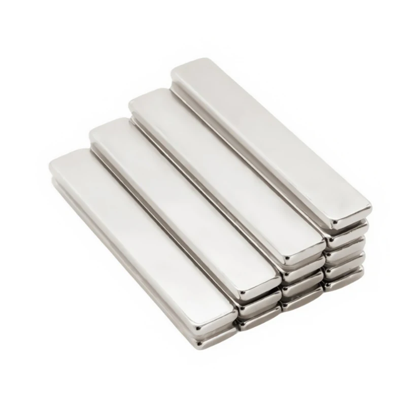 60x10x3mm Long Bar Magnets Super Magnets Heavy Duty with Sided Adhesive For kitchens handicrafts and photo decoration,storage