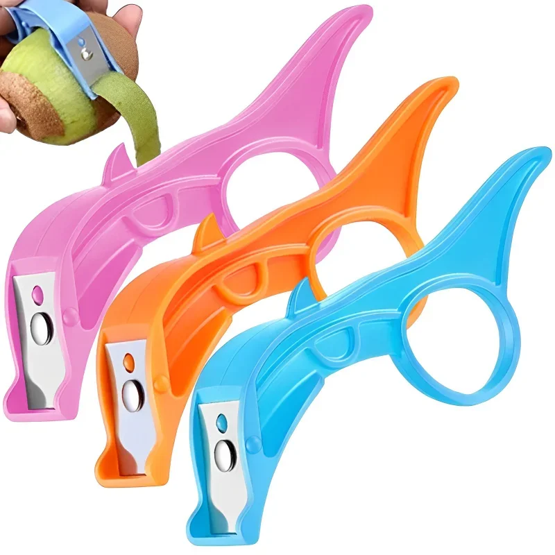 دليل الفاكهة مقشرة الفولاذ المقاوم للصدأ الخضار الفاكهة التفاح الكيوي البطاطس مقشرة البرتقال القاطع المحمولة المطبخ أداة تقشير أدوات